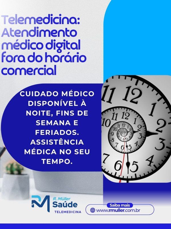 Telemedicina: Atendimento médico digital fora do horário comercial 