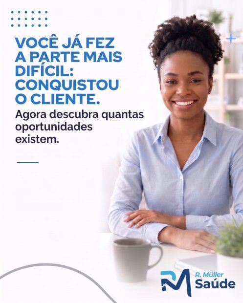 VOCÊ JÁ FEZ A PARTE MAIS DIFÍCIL: CONQUISTOU O CLIENTE. Agora descubra quantas oportunidades ainda existem dentro dessa relação.