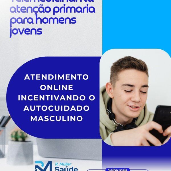 Telemedicina: Na atenção primaria para homens jovens 
