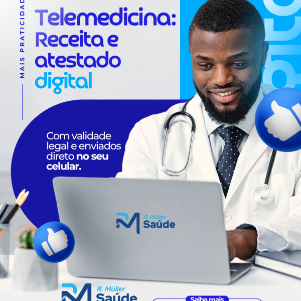 Telemedicina: Receita e atestado digital