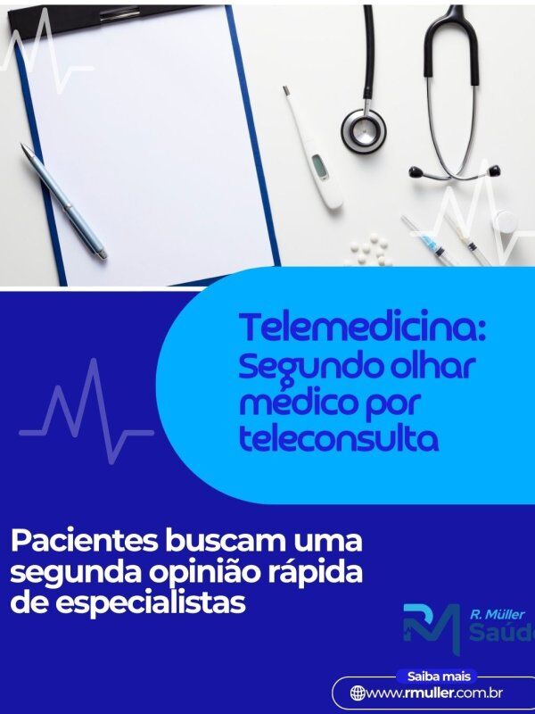 Telemedicina: Seu segundo olhar médico por teleconsulta 