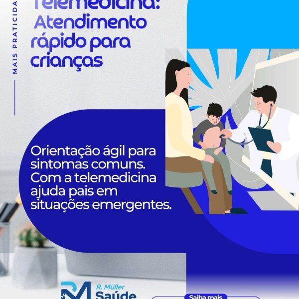 Telemedicina: Atendimento rápido para crianças