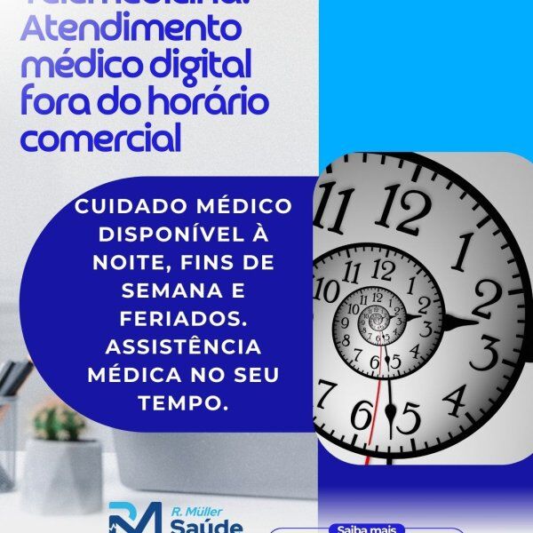 Telemedicina: Atendimento médico digital fora do horário comercial Telemedicina: Atendimento médico digital fora do horário comercial