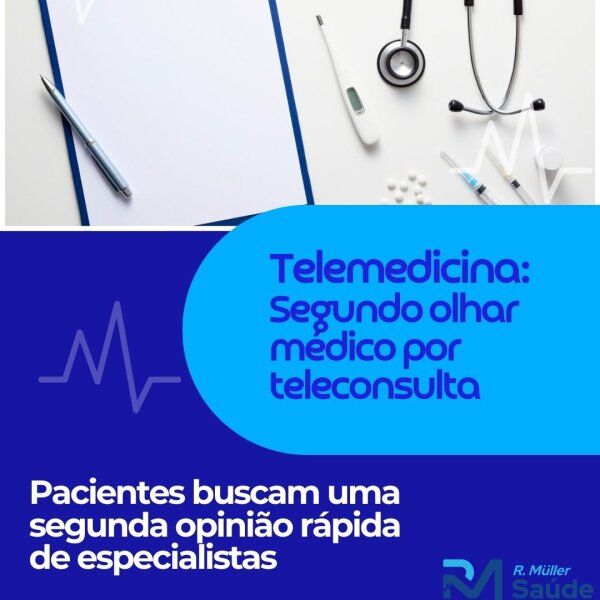 Telemedicina: Seu segundo olhar médico por teleconsulta Telemedicina: Seu segundo olhar médico por teleconsulta