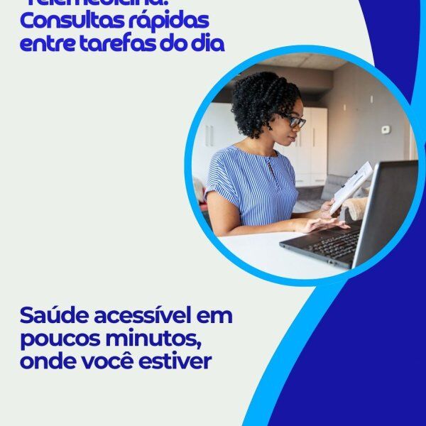 Telemedicina: Consultas rápidas entre tarefas do dia 