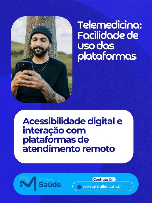 Telemedicina: Dacilidade de uso das plataformas 