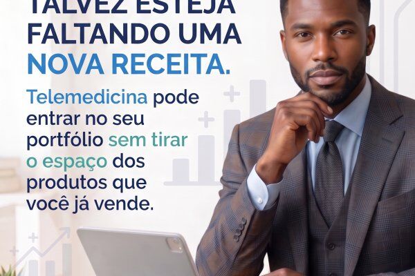 Telemedicina pode entrar no seu portfólio sem tirar o espaço dos produtos que você já vende.