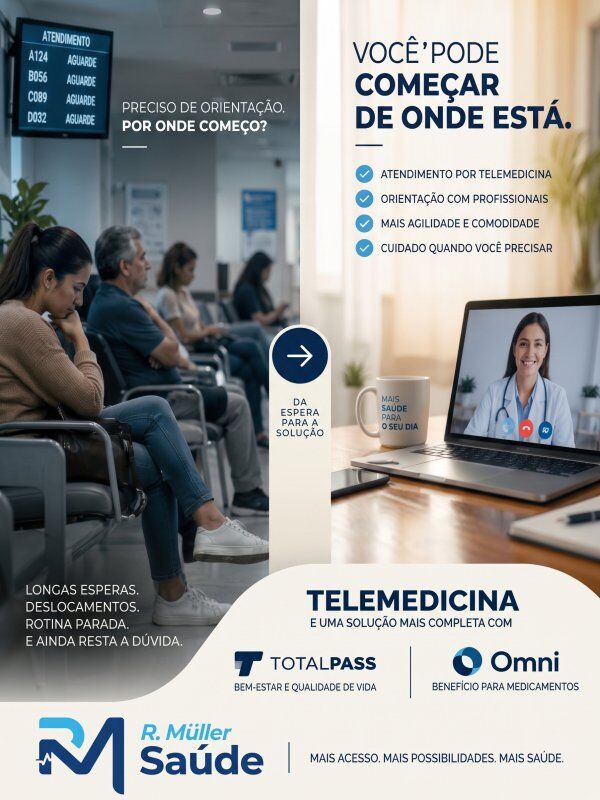 NEM TODO CUIDADO PRECISA COMEÇAR NUMA SALA DE ESPERA.