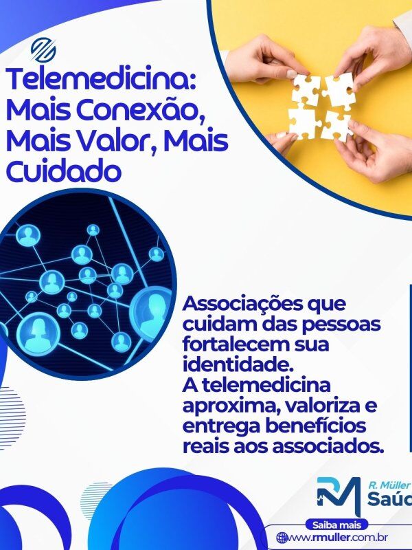 Telemedicina: Mais conexão, mais valor, mais cuidado.