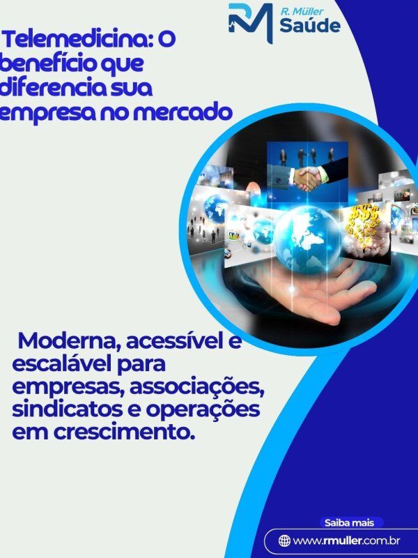 Telemedicina: O benefício que diferencia sua empresa no mercado 