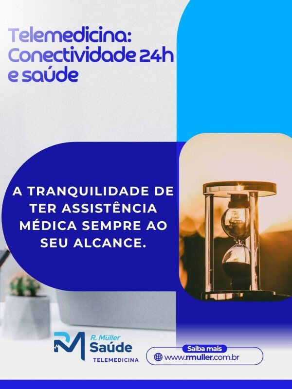 Telemedicina: Conectividade 24h e saúde