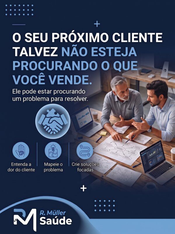 O SEU PRÓXIMO CLIENTE TALVEZ NÃO ESTEJA PROCURANDO O QUE VOCÊ VENDE.
