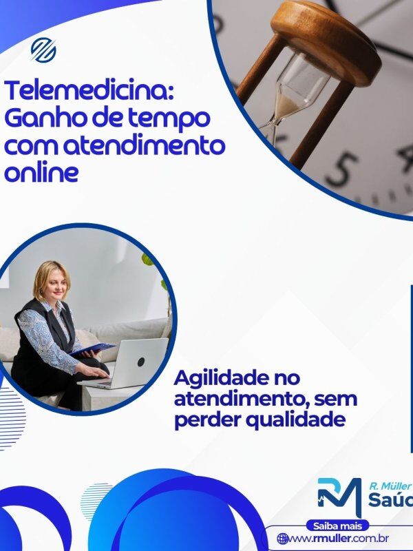Telemedicina: Ganho de tempo com atendimento online