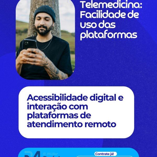 Telemedicina: Dacilidade de uso das plataformas 