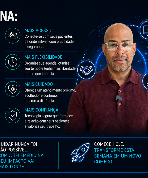 🚀 TELEMEDICINA: uma nova semana pode ser o começo de uma nova oportunidade