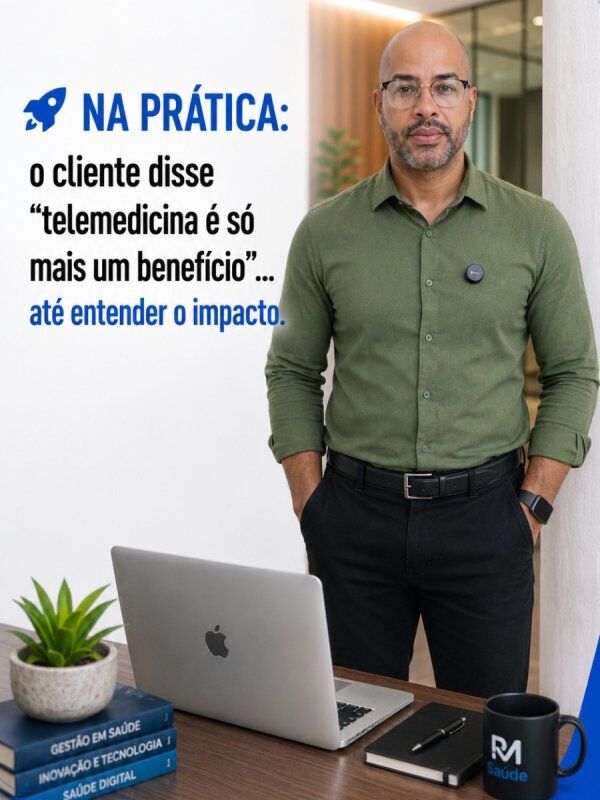 NA PRÁTICA: o cliente disse “telemedicina é só mais um benefício”… até entender o impacto