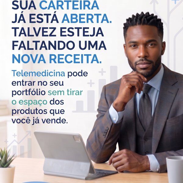 Telemedicina pode entrar no seu portfólio sem tirar o espaço dos produtos que você já vende. Telemedicina pode entrar no seu portfólio sem tirar o espaço dos produtos que você já vende.