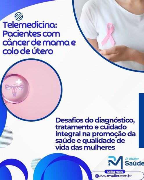 Telemedicina: Pacientes com câncer de mama e colo de útero 