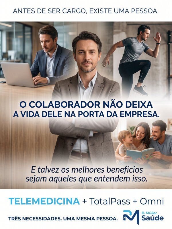 O COLABORADOR NÃO DEIXA A VIDA DELE NA PORTA DA EMPRESA.