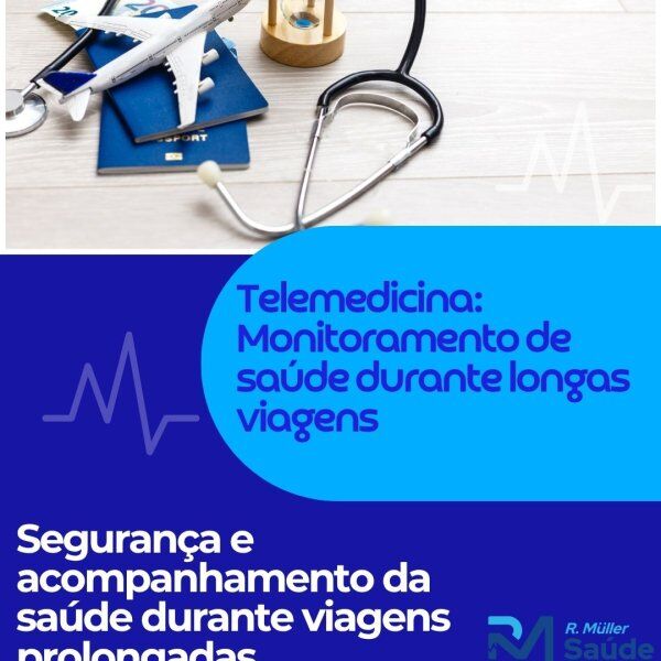 Telemedicina: Monitoramento de saúde durante longas viagens 