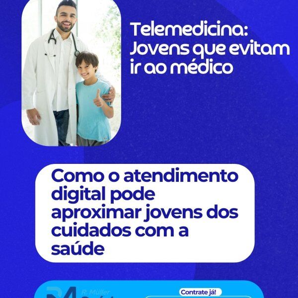 Telemedicina: Jovens que evitam ir ao médico 