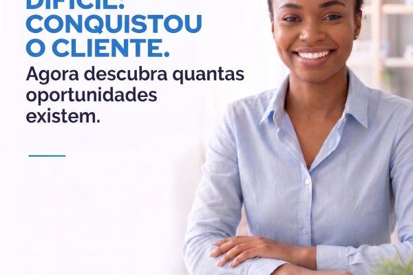 VOCÊ JÁ FEZ A PARTE MAIS DIFÍCIL: CONQUISTOU O CLIENTE. Agora descubra quantas oportunidades ainda existem dentro dessa relação.