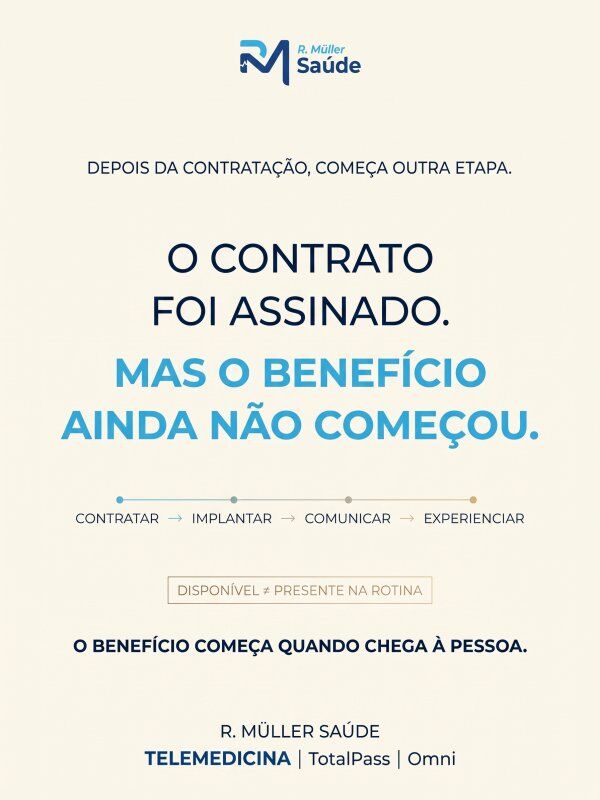 O CONTRATO FOI ASSINADO. MAS O BENEFÍCIO AINDA NÃO COMEÇOU.