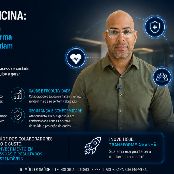 🚀 TELEMEDICINA: a inovação que está transformando a forma como empresas cuidam das pessoas 🚀 TELEMEDICINA: a inovação que está transformando a forma como empresas cuidam das pessoas