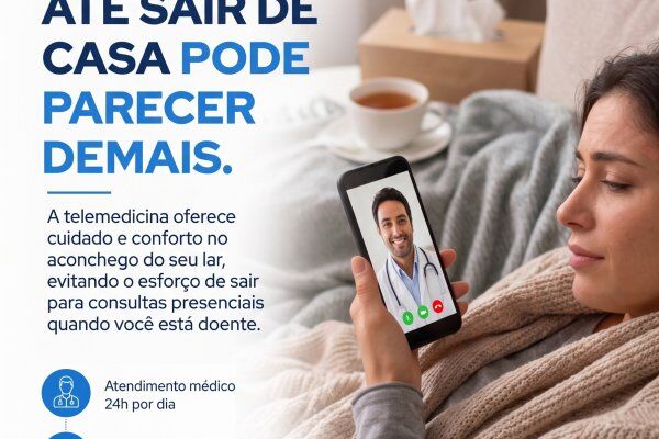 QUANDO VOCÊ NÃO ESTÁ BEM, ATÉ SAIR DE CASA PODE PARECER DEMAIS