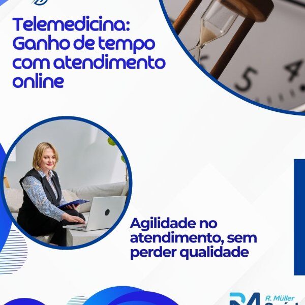 Telemedicina: Ganho de tempo com atendimento online