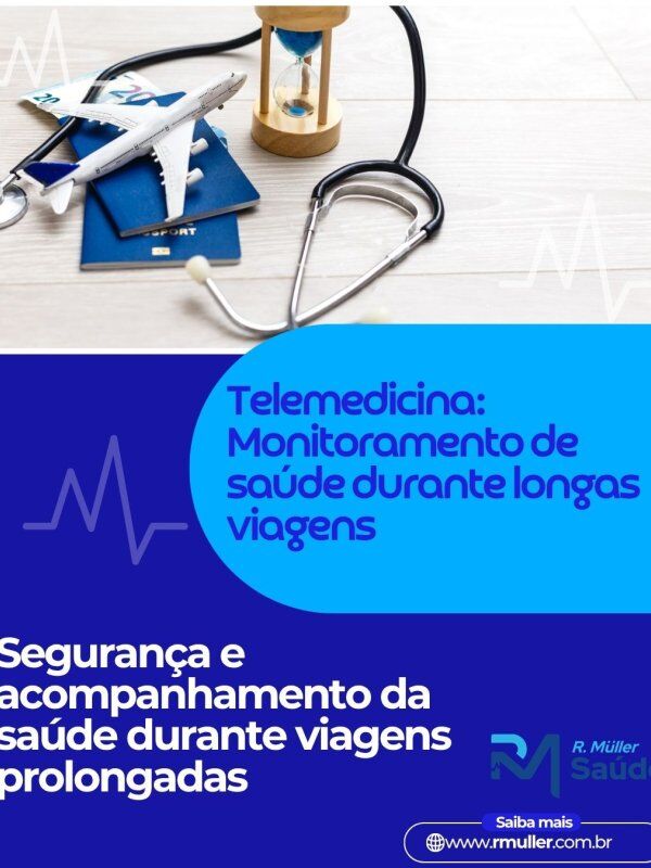 Telemedicina: Monitoramento de saúde durante longas viagens 